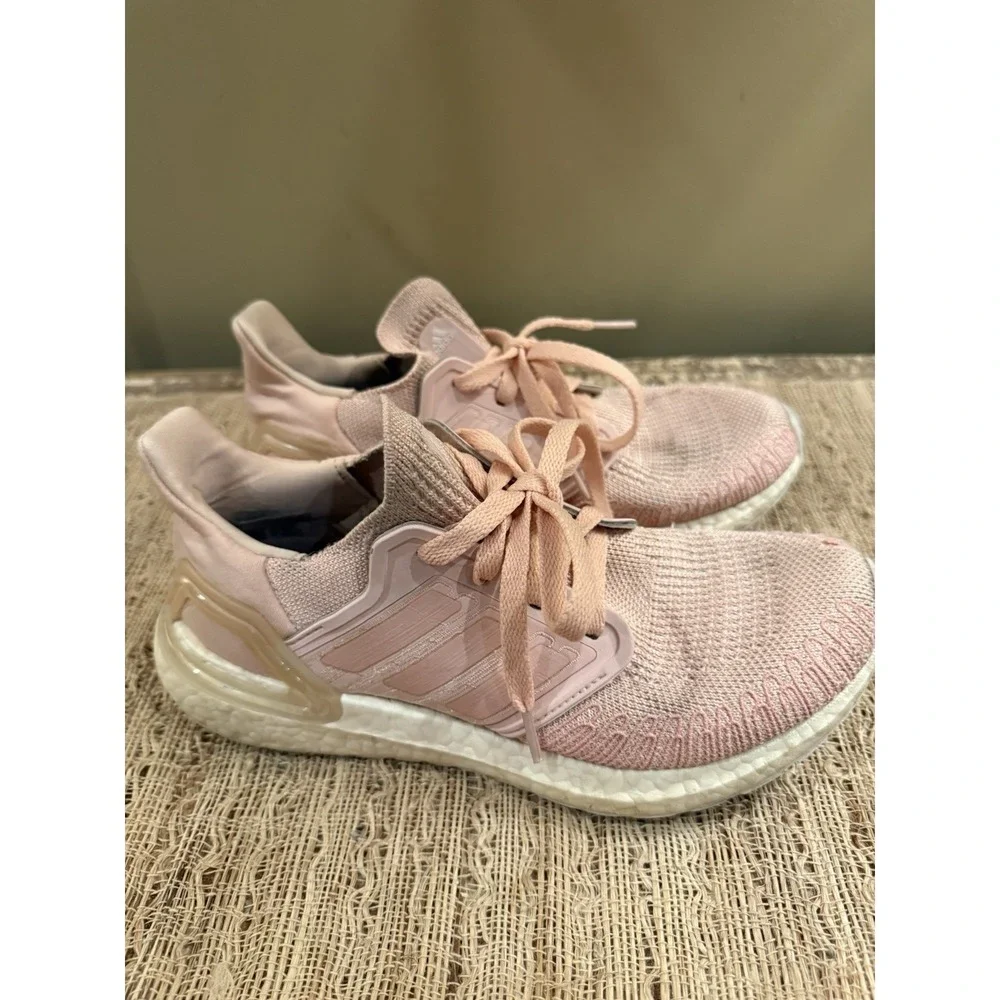Adidas Womens UltraBoost 20 Vapour Pink Running Athletic Shoes 7.5 FV8358